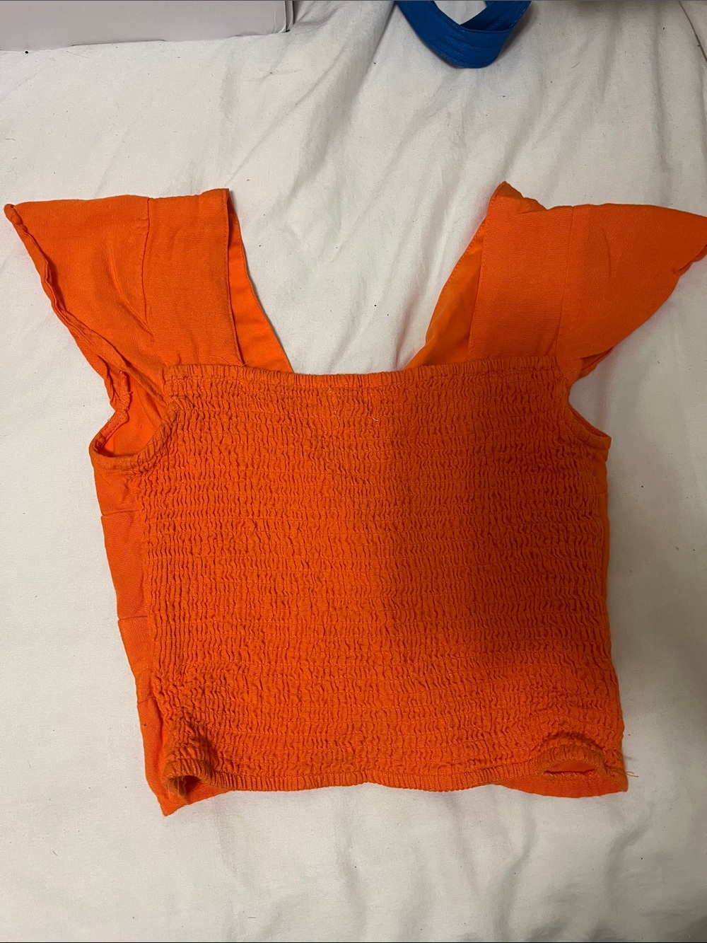 Japna Orange Twist-Front Crop Top - Picture 2 of 3
